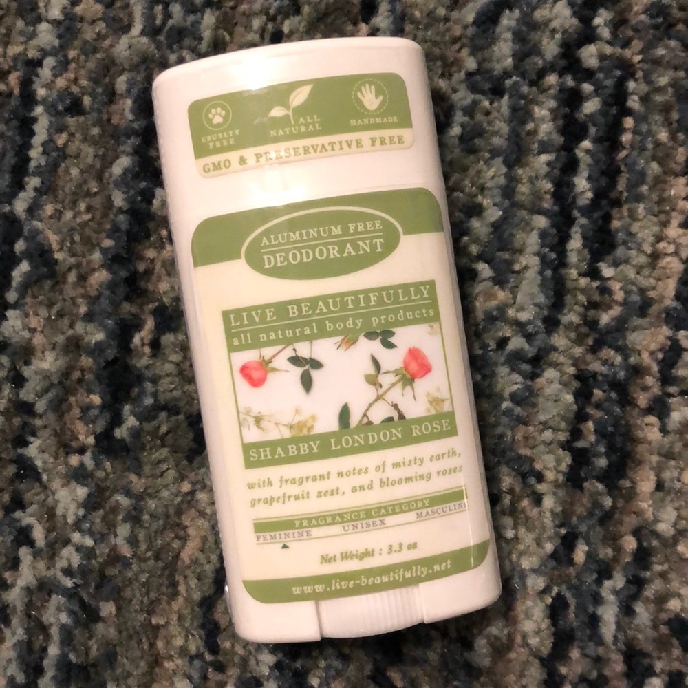 Live Beautifully All Natural Deodorant